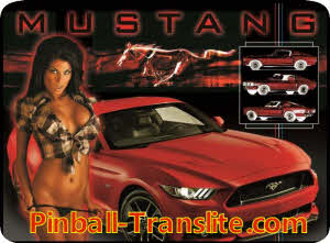 Mustang Alternative Replacement Translite