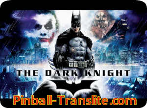 The Dark Knight Alternative Replacement Translite