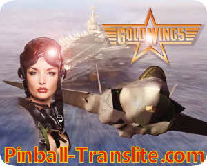 Gold Wings Alternative Replacement Translite