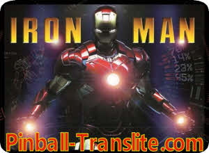 Iron Man Alternative Replacement Translite