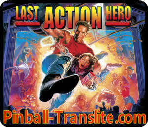 Last Action Hero Alternative Replacement Translite
