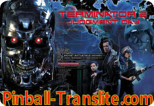 Terminator 2 Alternative Replacement Translite