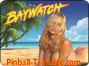 Bay Watch Alternative Replacement Translite