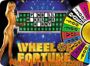 Wheel of Fortune Alternative Replacement Translite